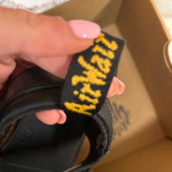 Dr. Martens Black Sandals kids size 3 - Picture 3 of 6
